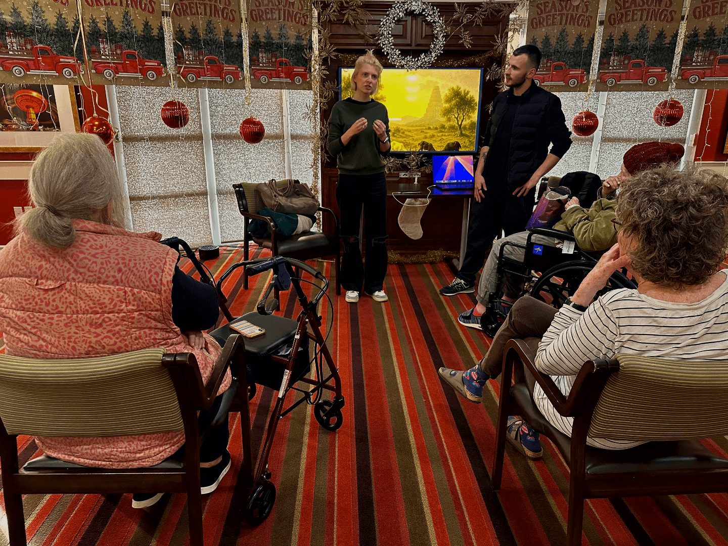 Resident sharing their story